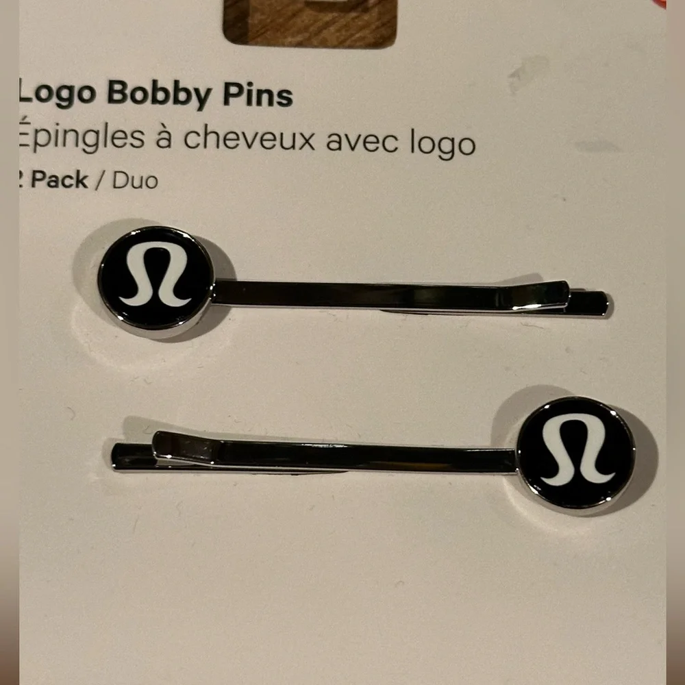 LULULEMON women’s Logo Bobby Pins 2 Pack